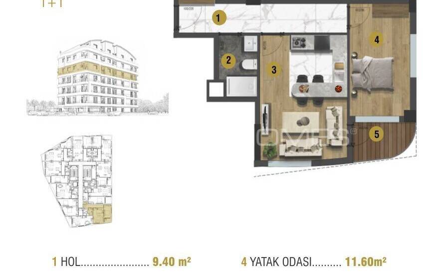Investment Flats Close to All Main Points in Antalya Muratpasa 56