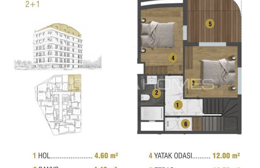 Investment Flats Close to All Main Points in Antalya Muratpasa 67