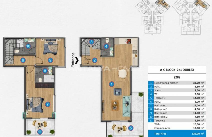 Goed Gelegen Appartementen Met Uniek Uitzicht In Alanya Kestel 53