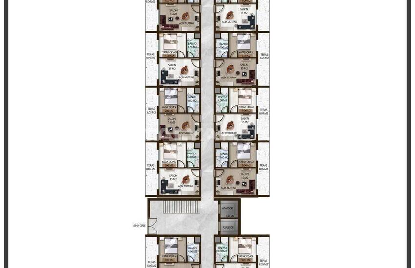 Flats with Easy Payment Options in Konyaalti Antalya 21
