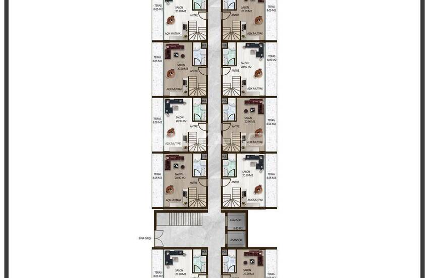 Flats with Easy Payment Options in Konyaalti Antalya 22
