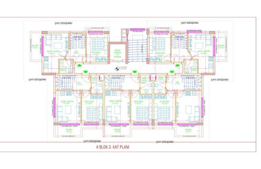 Alanya Kargıcak'ta Otel Konseptli Projede Dağ Manzaralı Daireler 38