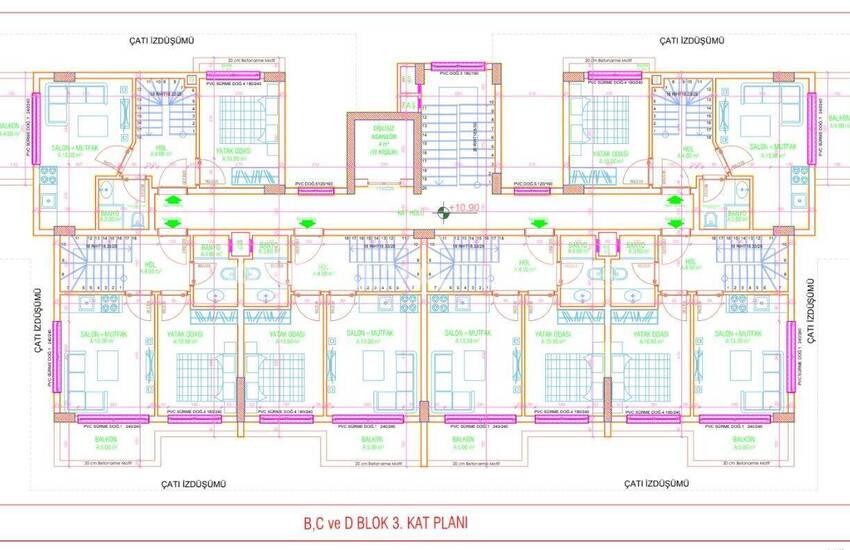 Alanya Kargıcak'ta Otel Konseptli Projede Dağ Manzaralı Daireler 40