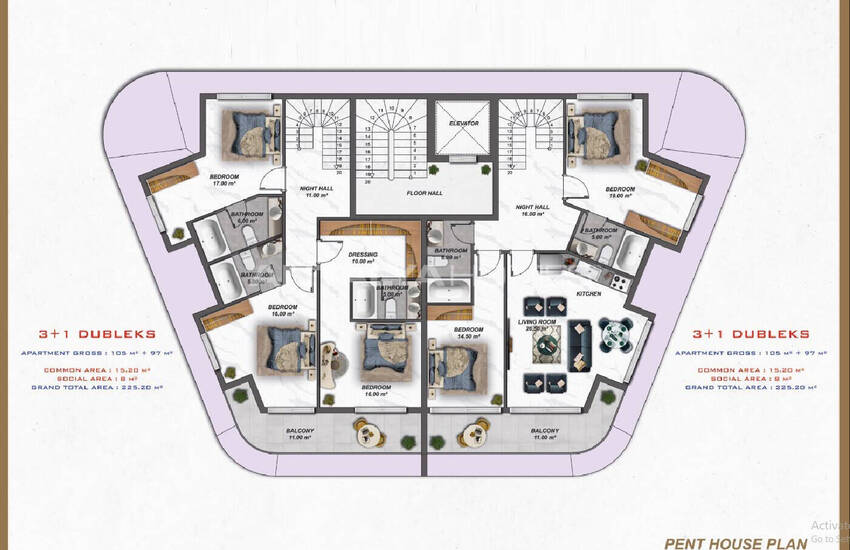 Стильные Апартаменты В Выгодном Месте В Алании 33