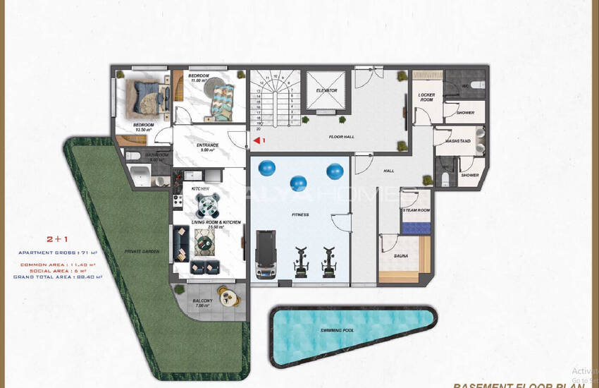 Стильные Апартаменты В Выгодном Месте В Алании 34