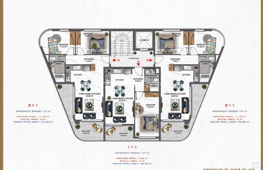 Стильные Апартаменты В Выгодном Месте В Алании 31