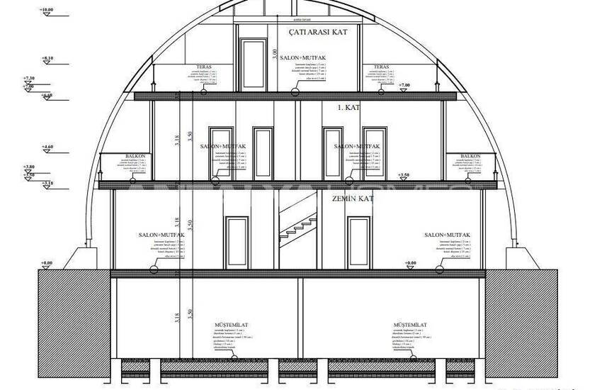 Immobilien In Einem Komplex Mit Reichhaltiger Ausstattung In Alanya 64