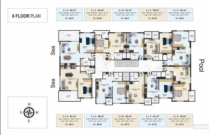 شقق أنيقة بالقرب من المرافق والشاطئ في ألانيا 14