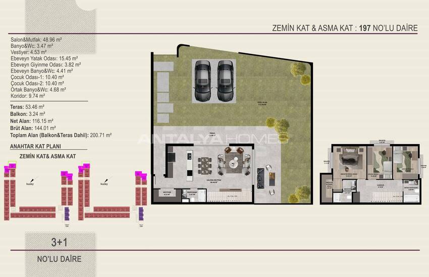 Appartementen In Een Complex Nabij Luchthaven In Kepez Antalya 18