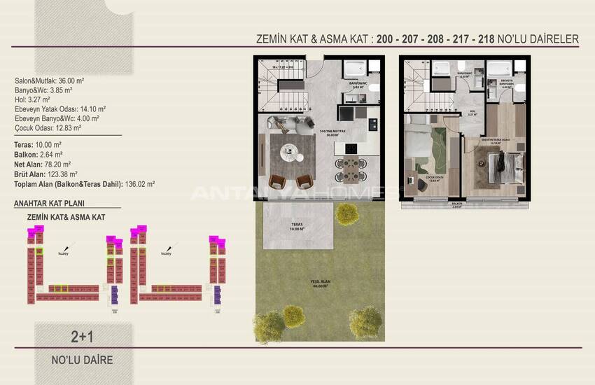 Appartementen In Een Complex Nabij Luchthaven In Kepez Antalya 17