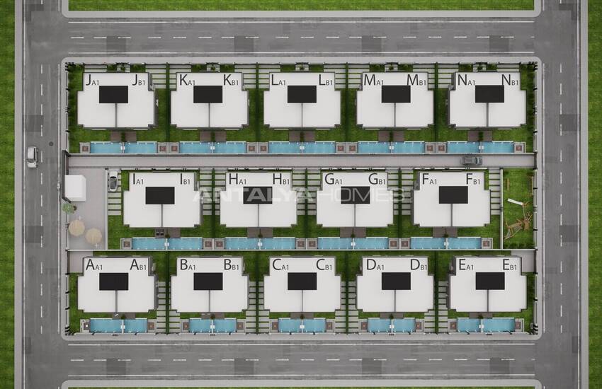 Villas Avec Piscines Privées Près De La Mer À Muratpaşa Antalya 67