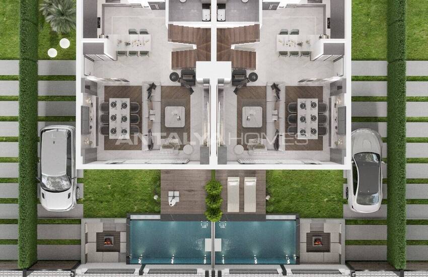 Villas Avec Piscines Privées Près De La Mer À Muratpaşa Antalya 68