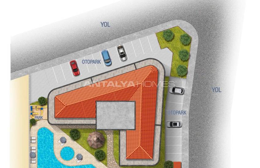 Eleganta Lägenheter Nära Havet I Alanya Antalya 42