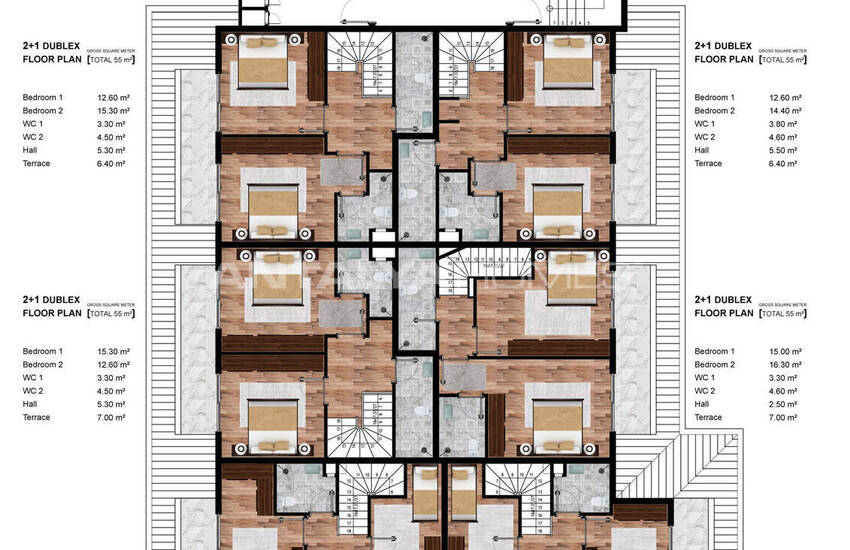 Alanya'da Sosyal Olanaklara Yakın Satılık Daireler 27