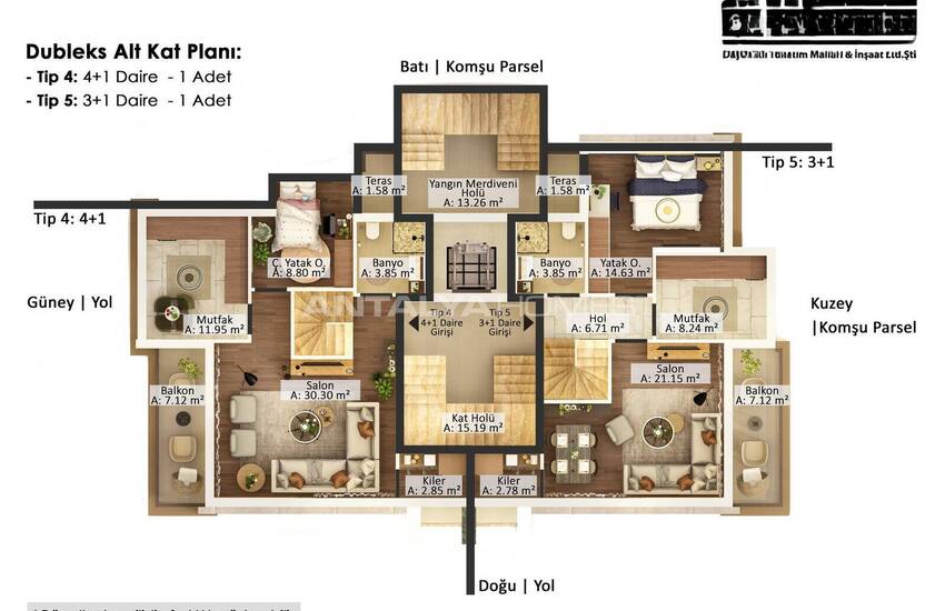 Neu Gebaute Wohnungen In Einem Komplex In Muratpasa, Antalya 23