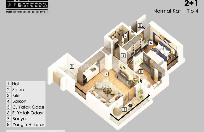 Neu Gebaute Wohnungen In Einem Komplex In Muratpasa, Antalya 25