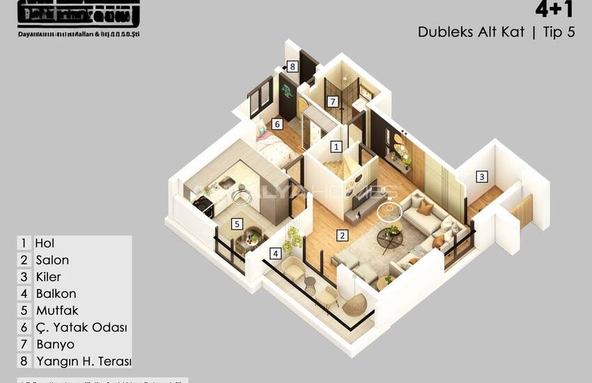 Neu Gebaute Wohnungen In Einem Komplex In Muratpasa, Antalya 27