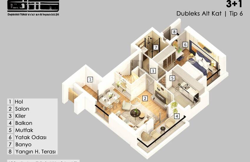 Neu Gebaute Wohnungen In Einem Komplex In Muratpasa, Antalya 29