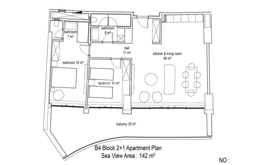 Properties in a Complex with Aquapark in Alanya Kargicak 20