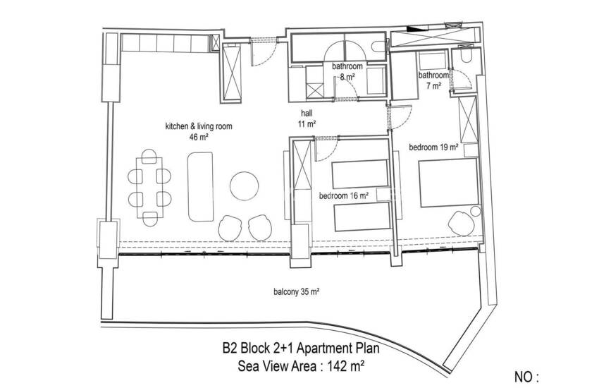 Properties in a Complex with Aquapark in Alanya Kargicak 21