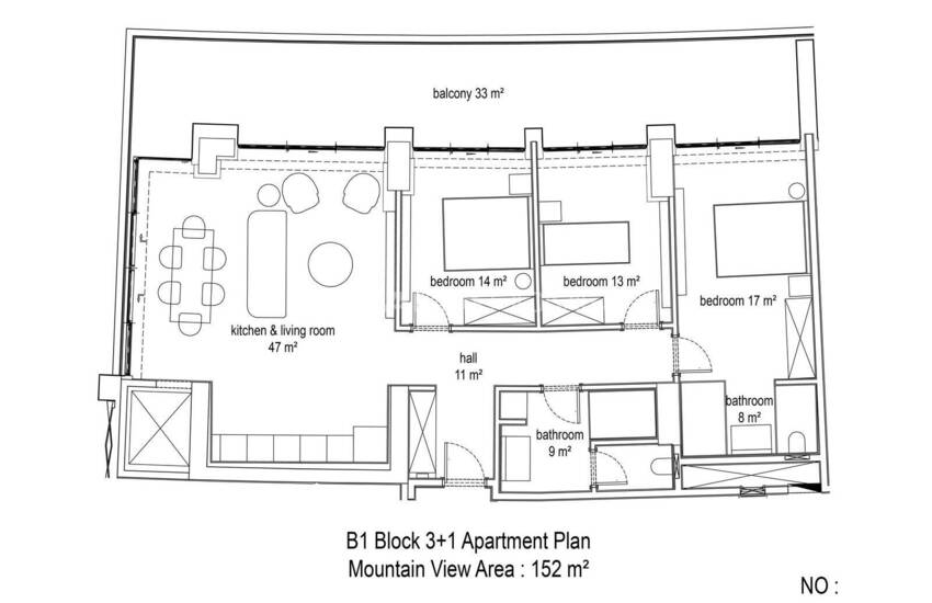Properties in a Complex with Aquapark in Alanya Kargicak 22