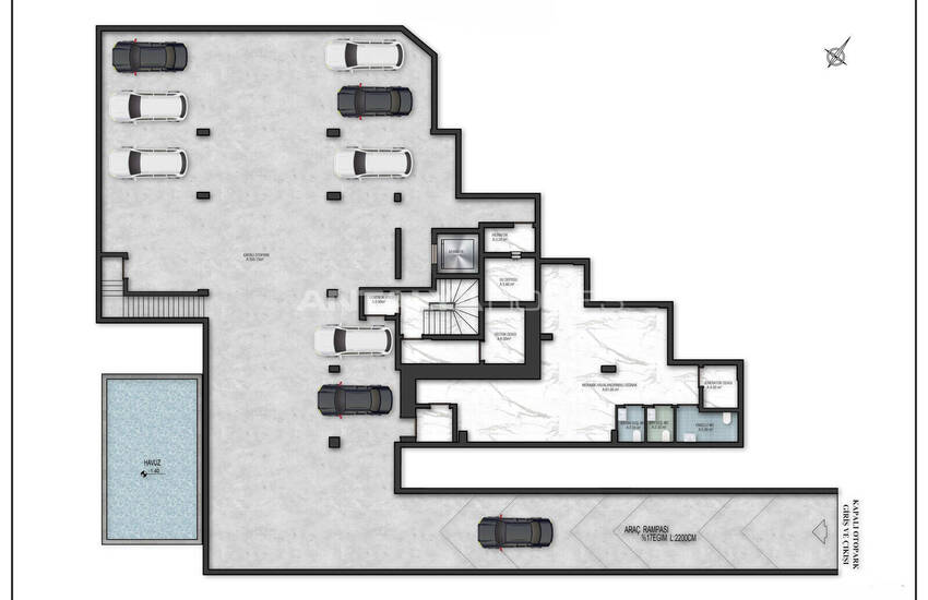 Mountain-view Flats in a Complex with Pool in Konyaalti Antalya 46