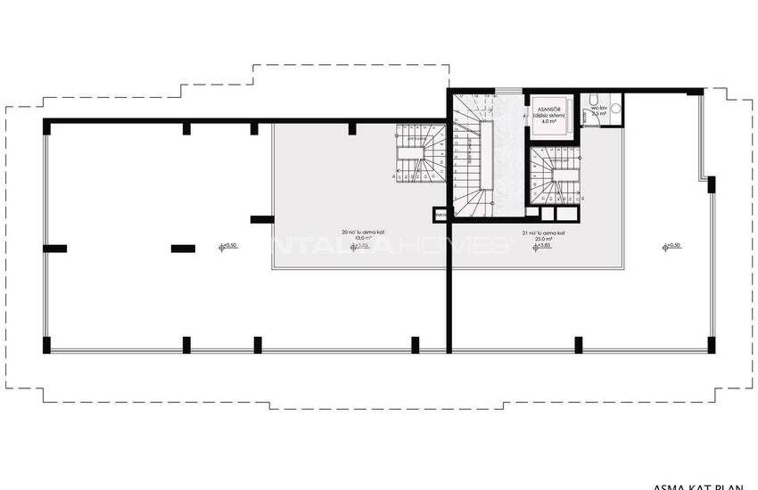 Flats in a Complex with Rich Amenities in Alanya 20