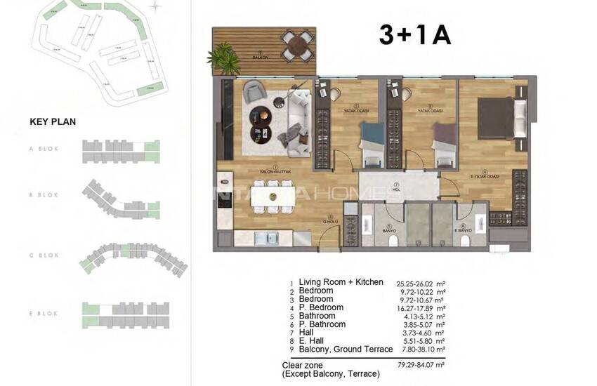 Antalya Altıntaş'ta Kapsamlı Projede Yatırımlık Daireler 33