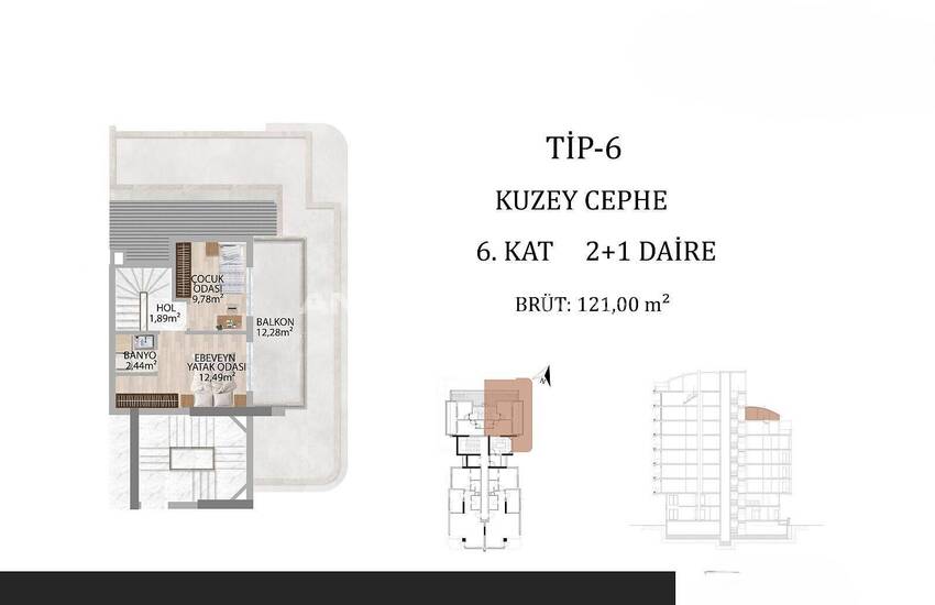 شقق بالتقسيط في بالما ريزيدنس بالقرب من شاطئ كونيالتي في أنطاليا 47