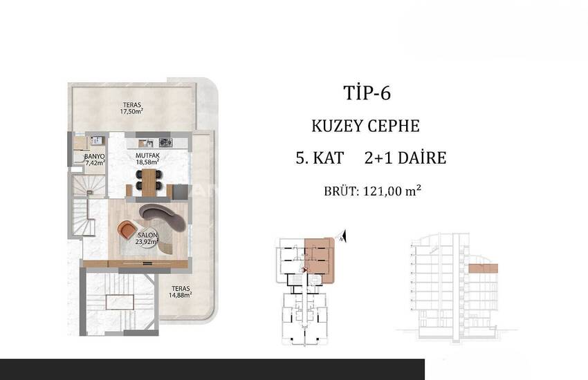 شقق بالتقسيط في بالما ريزيدنس بالقرب من شاطئ كونيالتي في أنطاليا 48