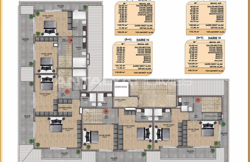 Appartements Avec Vue Sur La Ville Près Des Services À Alanya Antalya 30