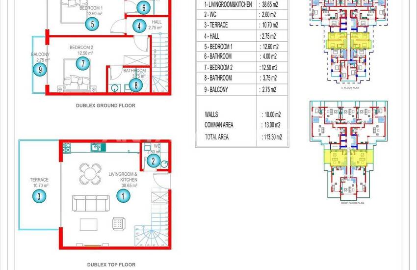 Elegante Wohnungen In Einem Hotel-konzept-projekt In Alanya Oba 39