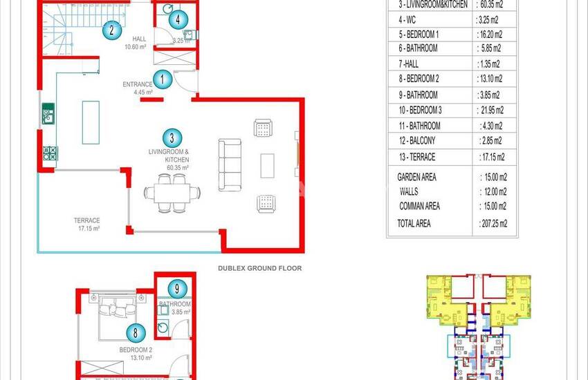 Elegant Apartments in a Hotel Concept Project in Alanya Oba 40