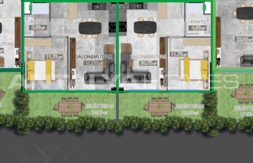 Appartements Élégants Avec Vue Sur La Ville Et La Nature À Alanya 12