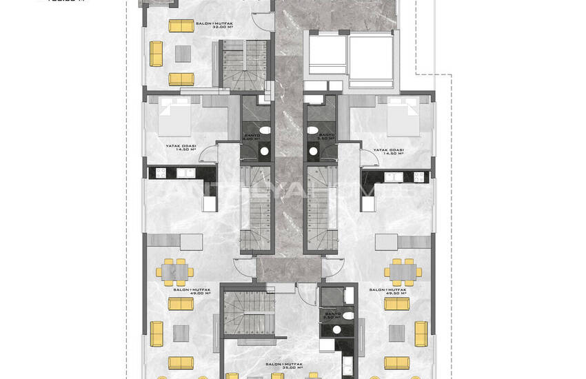 Appartementen Aan Het Strand In Een Gloednieuw Project In Alanya 28
