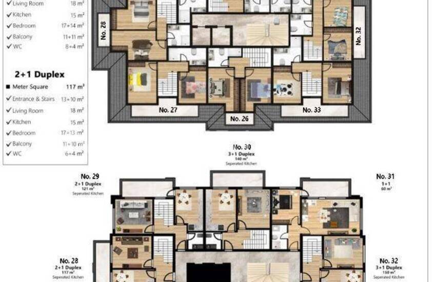 Alanya'da Denize Yakın Havuzlu Sitede Manzaralı Şık Daireler 16