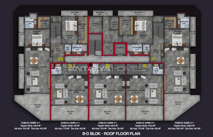 Элитные квартиры в полностью готовом к въезду доме в Алании 29