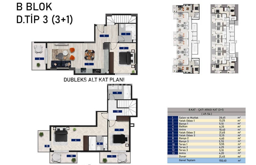 Stylish Flats in an Extensive Project in Alanya Avsallar 33