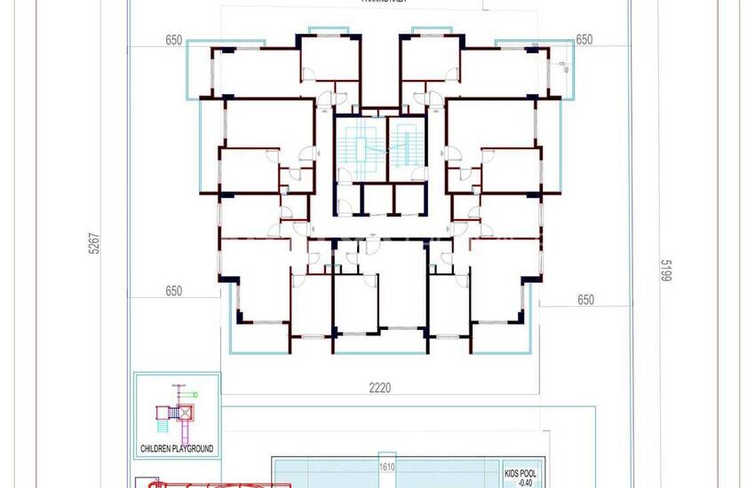 هتل-کانسپت آپارتمان با استخر و سالن بدنسازی در آلانیا محمودلار 18