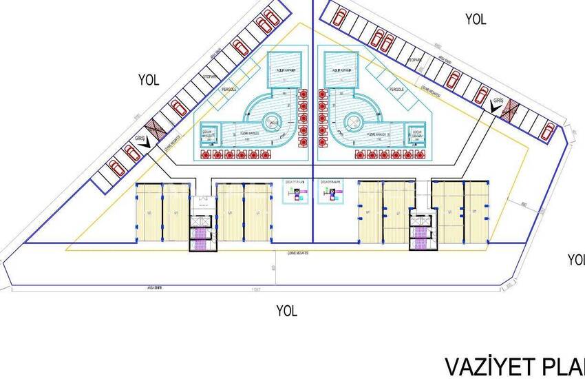 Квартиры под ключ в комплексе возле пляжа в Алании 30