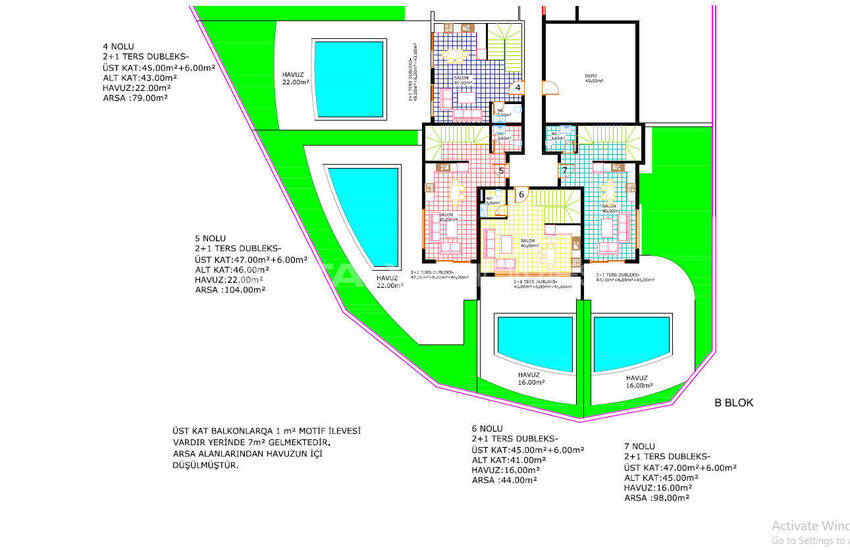 Fristående Hus Med Havsutsikt Och Privat Pool I Alanya 33