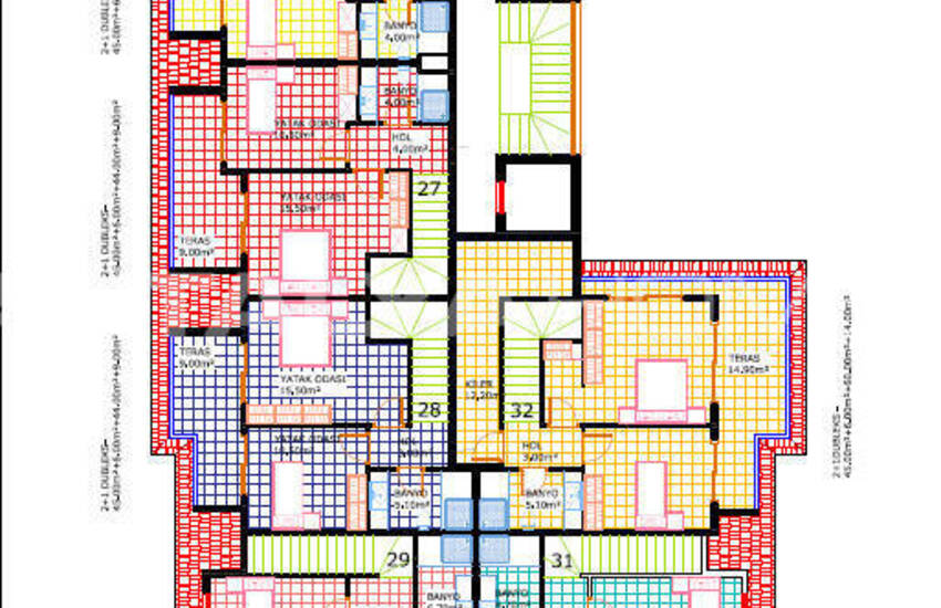Fristående Hus Med Havsutsikt Och Privat Pool I Alanya 37