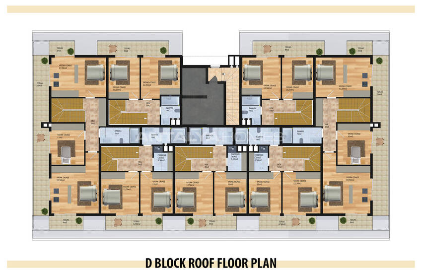 Snygga Lägenheter Med Omfattande Bekvämligheter I Alanya Oba 28