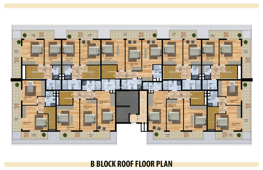 Snygga Lägenheter Med Omfattande Bekvämligheter I Alanya Oba 33
