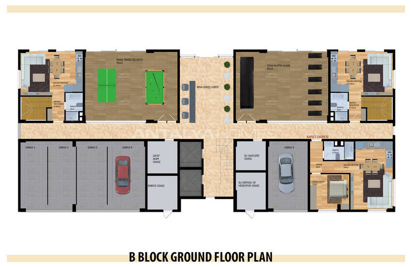 Snygga Lägenheter Med Omfattande Bekvämligheter I Alanya Oba 34