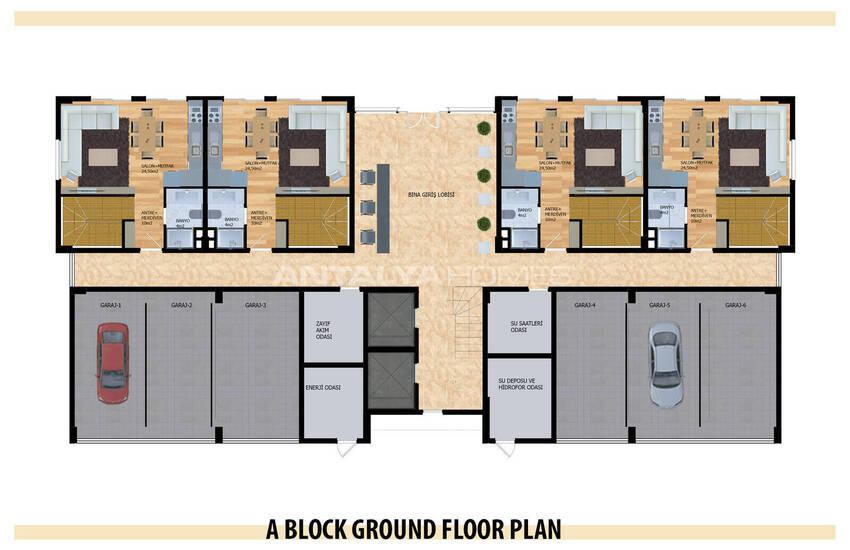 Snygga Lägenheter Med Omfattande Bekvämligheter I Alanya Oba 41