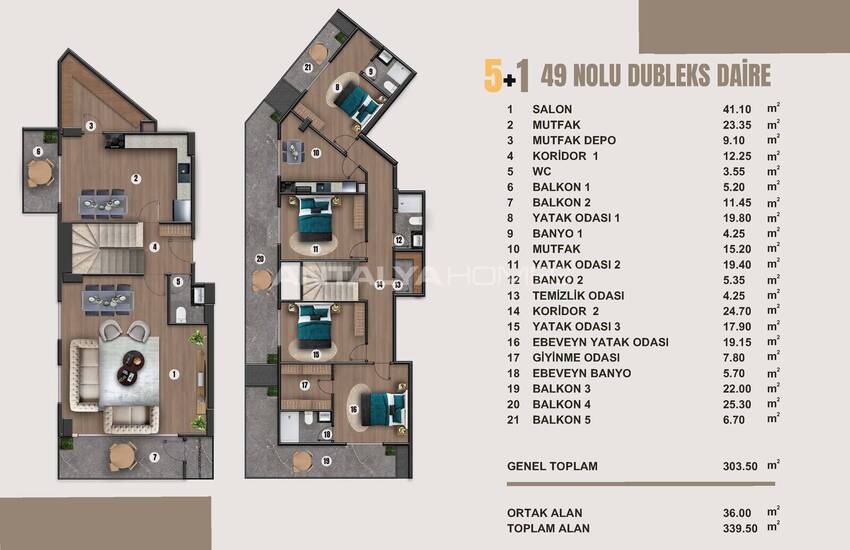 Elegante Appartementen Te Koop 900 M Van Het Strand In Alanya 31