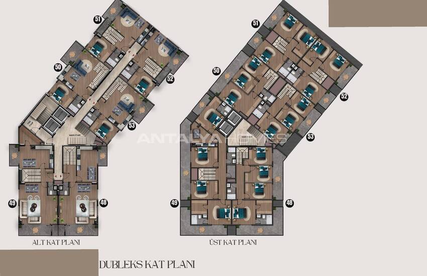 Elegante Appartementen Te Koop 900 M Van Het Strand In Alanya 33