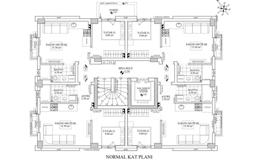 1 and 2-bedroom Flats in Kızılarık, Muratpaşa Antalya 17