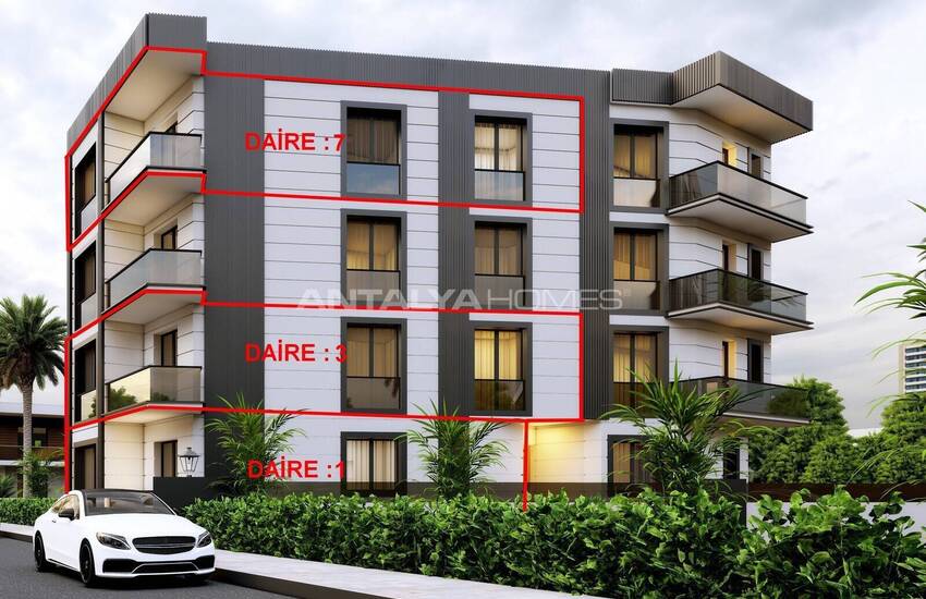 Antalya Muratpaşa'da Denize ve Alışveriş Merkezine Yakın Daireler 11